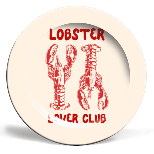 Lobster Lover Club Plate