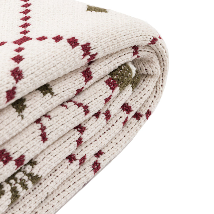 Heritage Fairisle Chenille Knit Throw