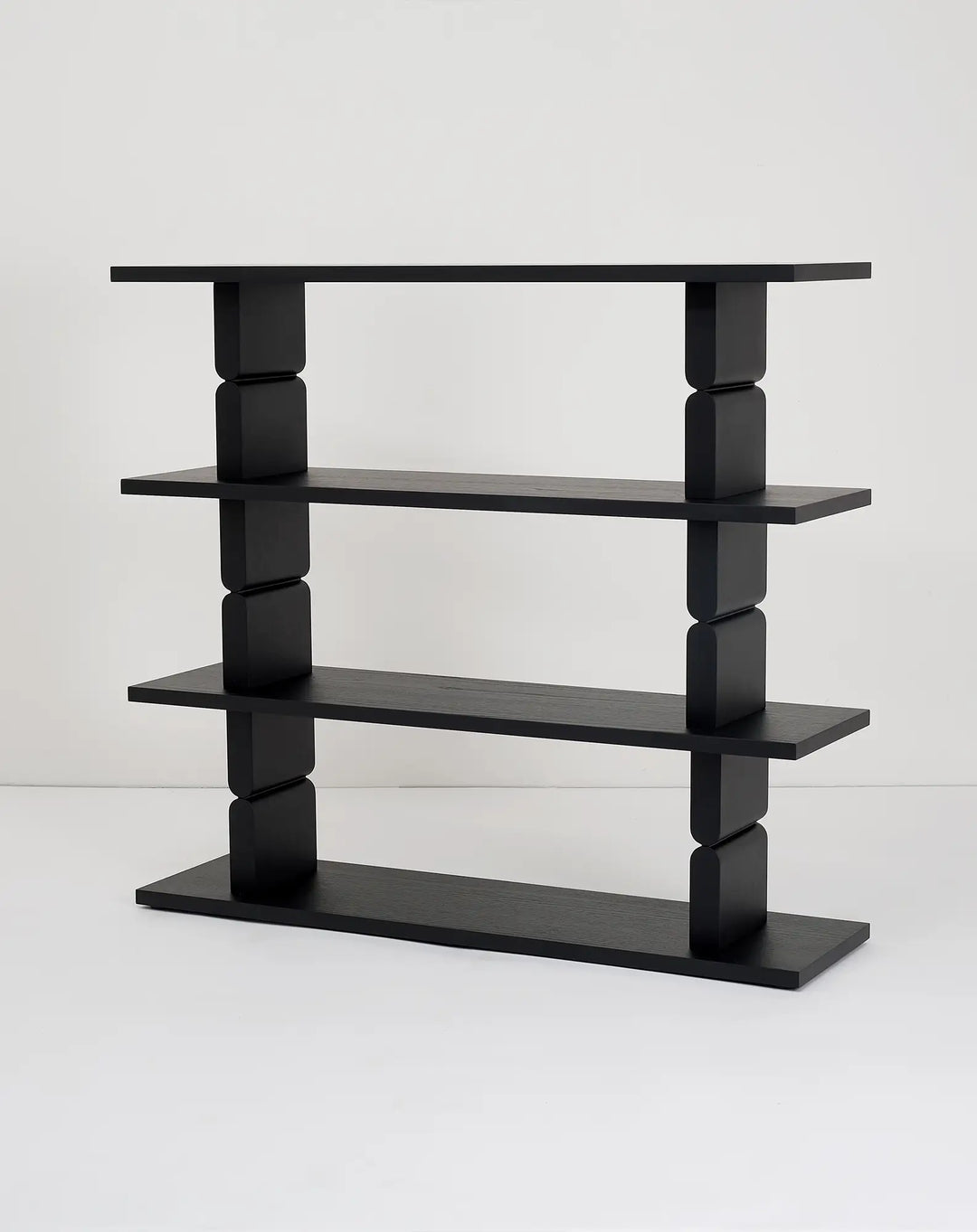 Nobodinoz Coloured Wood Bookshelves in Black - PRE ORDER