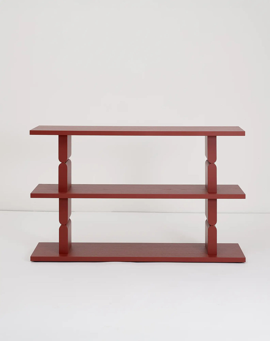 Nobodinoz Coloured Wood Bookshelves in Burnt Red - PRE ORDER