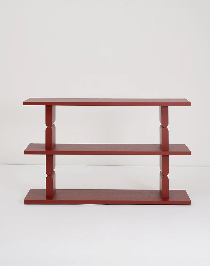 Nobodinoz Coloured Wood Bookshelves in Burnt Red - PRE ORDER