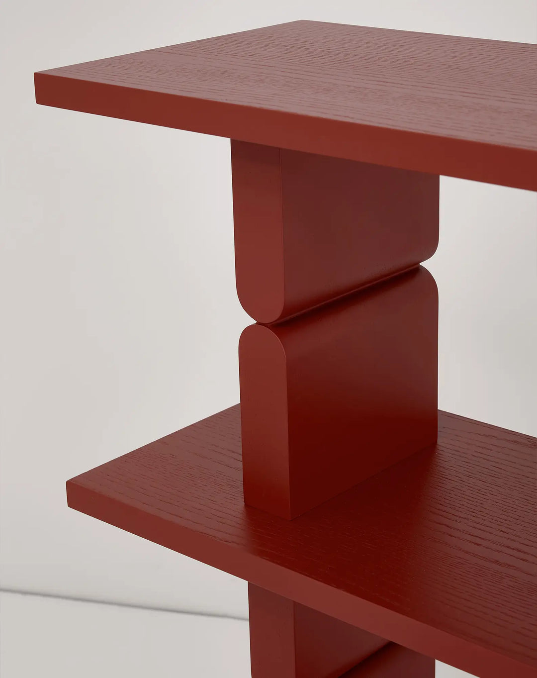 Nobodinoz Coloured Wood Bookshelves in Burnt Red - PRE ORDER