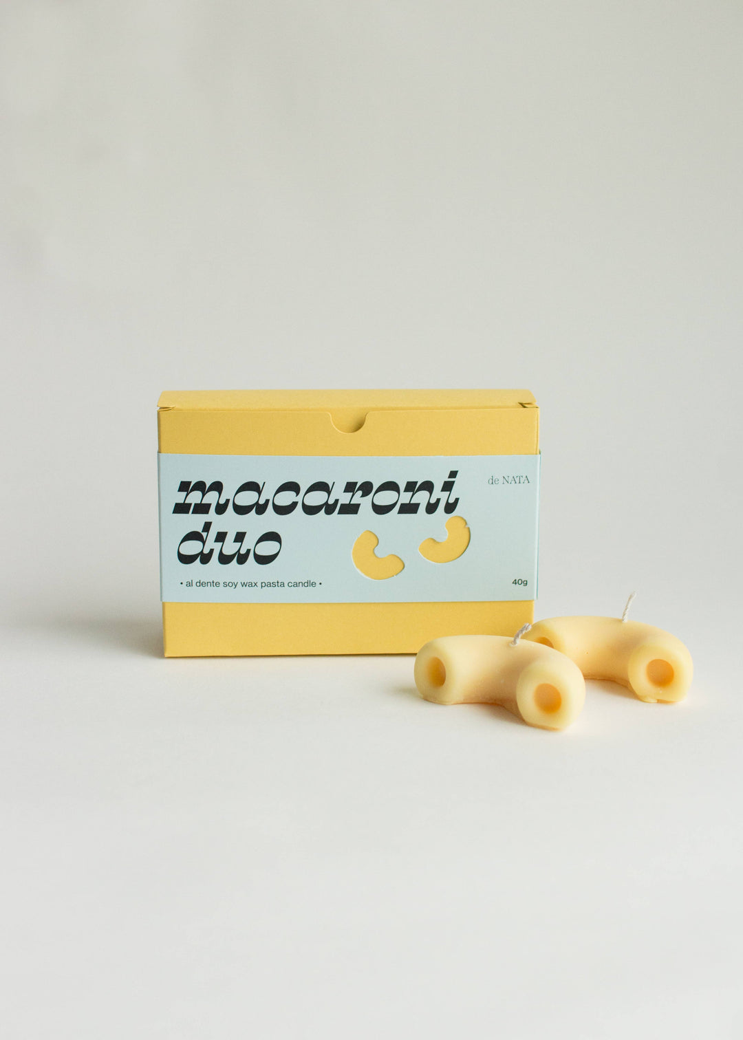 Nata Mini Macaroni Duo Soy Wax Candle