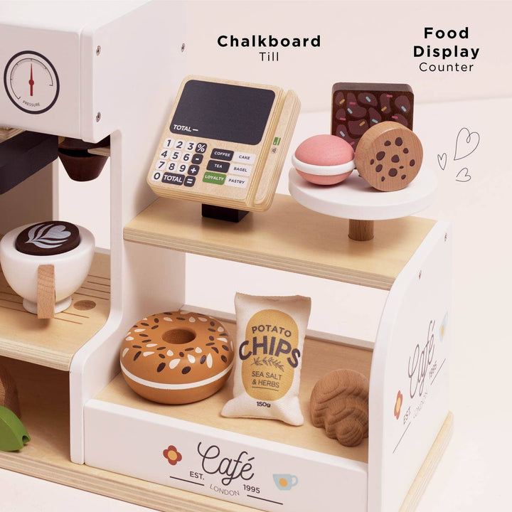 Barista Wooden Café Shop Play Set