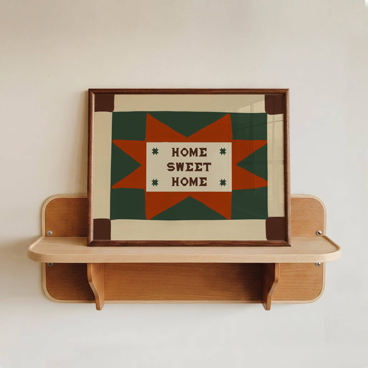 Home Sweet Home Patchwork Print