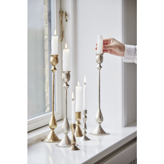 Ingrid Candlestick Silver Large