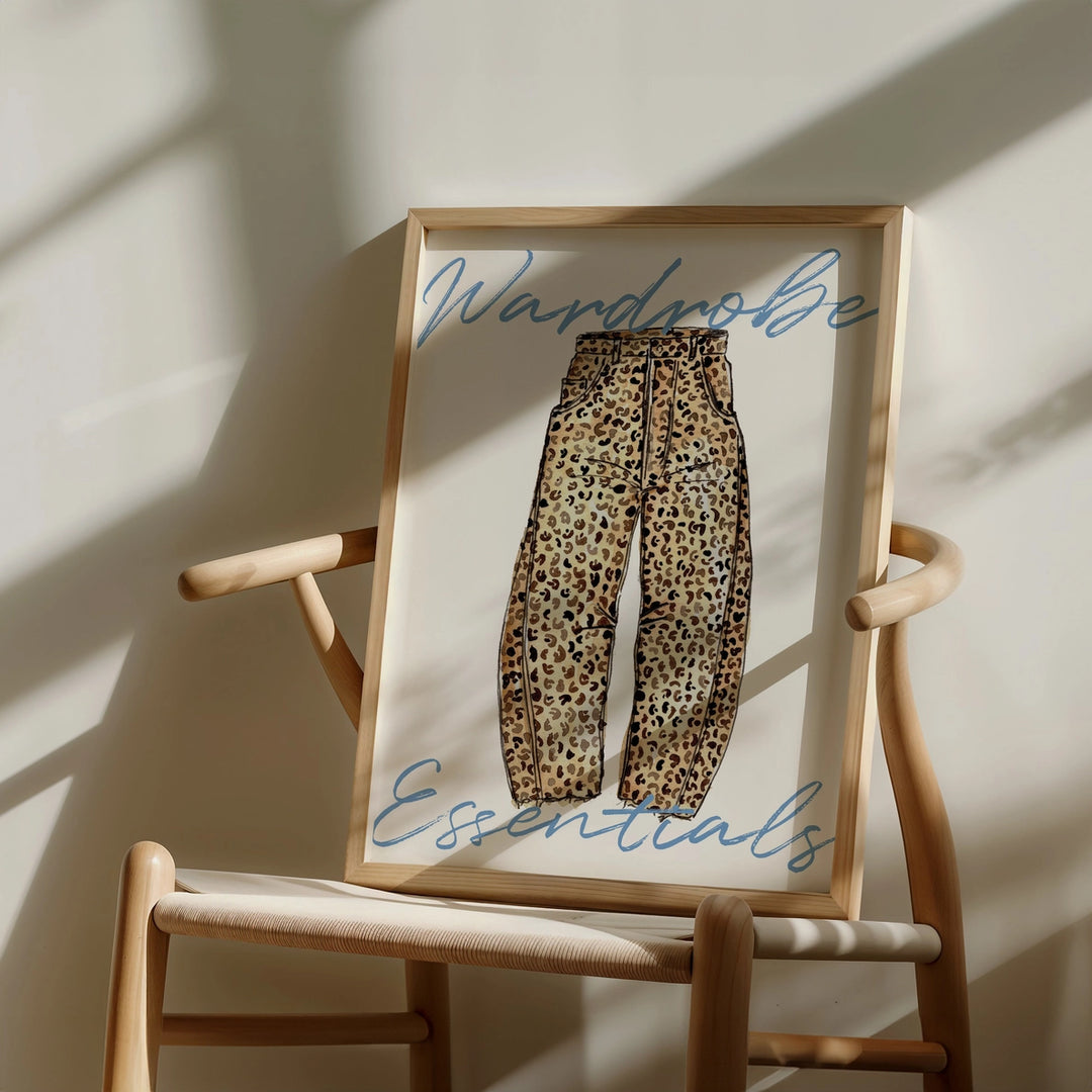 Wardrobe Essentials Print by Mash Design