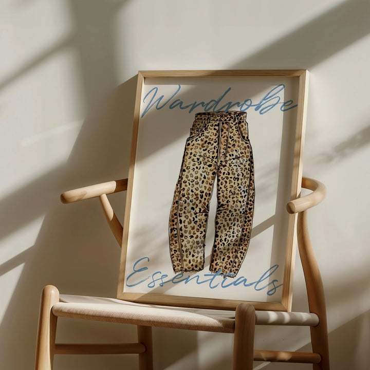 Wardrobe Essentials Print by Mash Design
