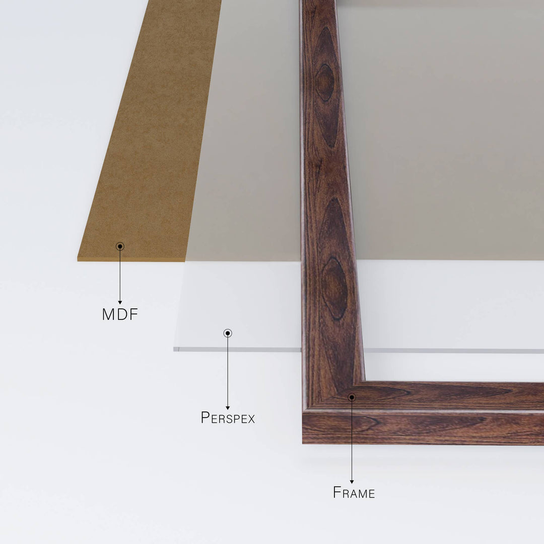 Walnut A4 Picture Frame