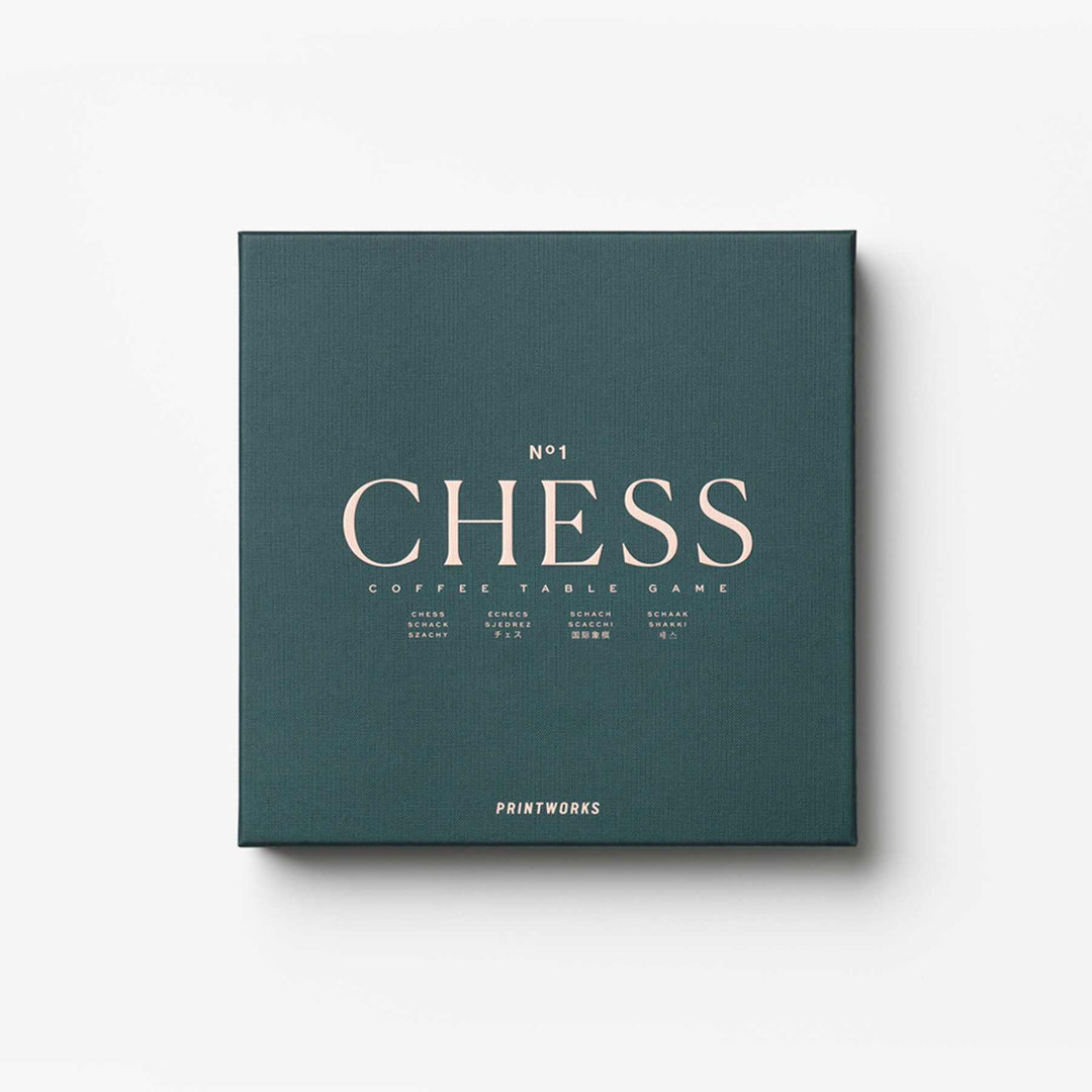 Printworks Classic Art of Chess Game Dark Green