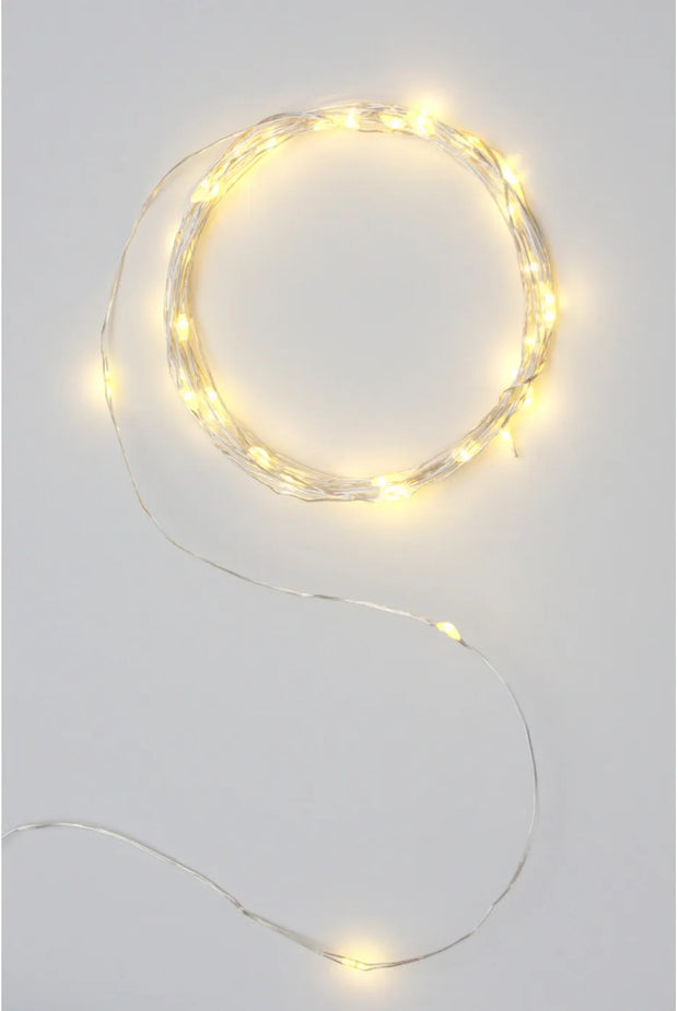 Guirlande lumineuse en fil de cuivre de 15 mètres
