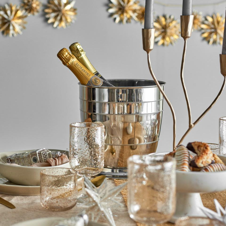 Juliah Wine Cooler in Silver