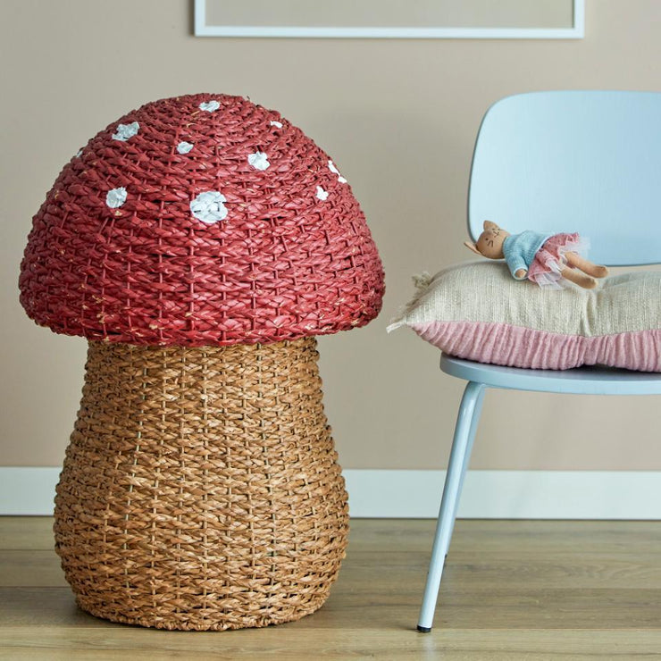 Toadstool Basket with Lid