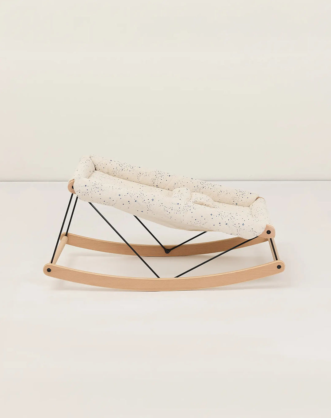 Nobodinoz Growing Green Baby Bouncer with Blue Milky Way Cover
