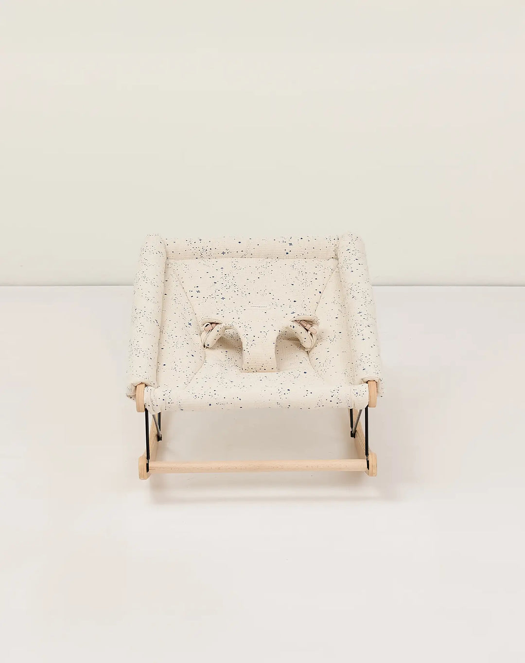 Nobodinoz Growing Green Baby Bouncer with Blue Milky Way Cover