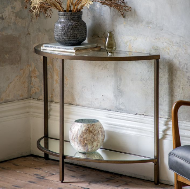 Hudson Console Table In Bronze