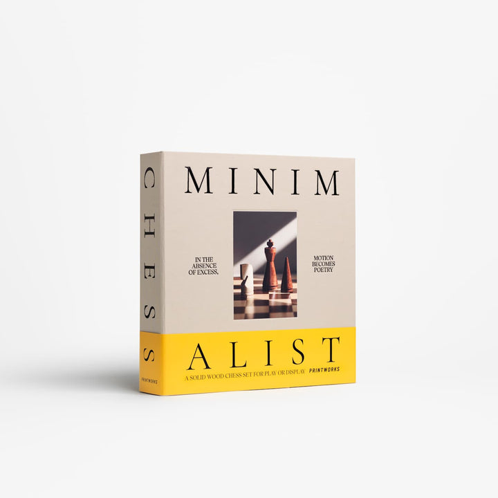 Printworks The Minimalist Wood Chess