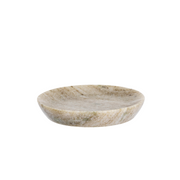 Round Marble Tray In Beige