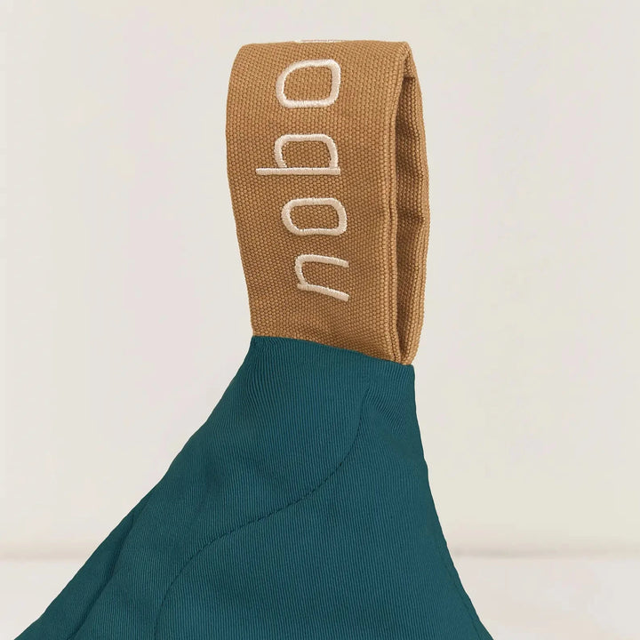 L1N0 Kids Cotton Beanbag in Deep Blue by Nobodinoz