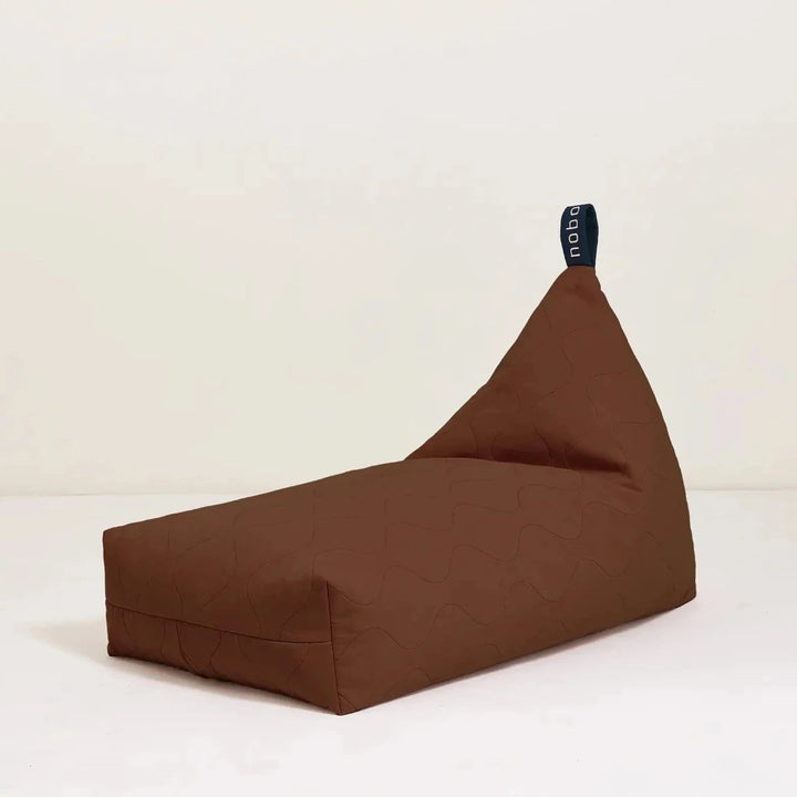 L1N0 Kids Cotton Beanbag in Plum by Nobodinoz