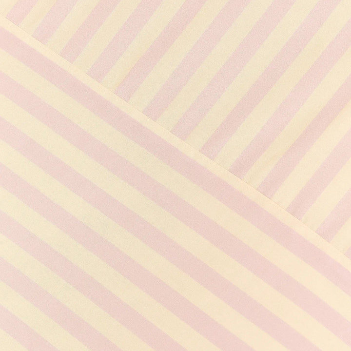 Nobodinoz Leonard Double Duvet Set in Pink Stripes