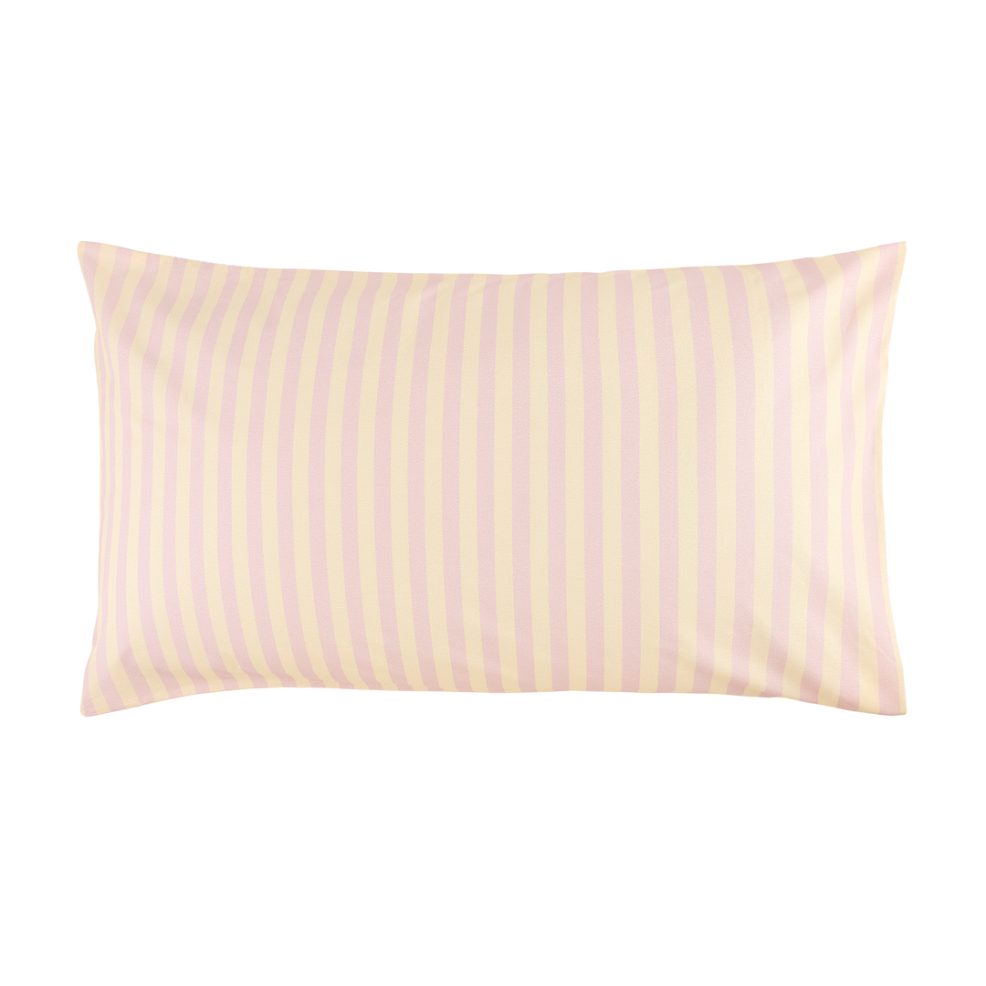 Nobodinoz Leonard Double Duvet Set in Pink Stripes