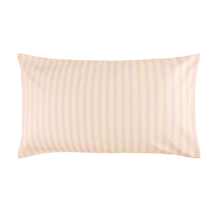 Nobodinoz Leonard Double Duvet Set in Pink Stripes