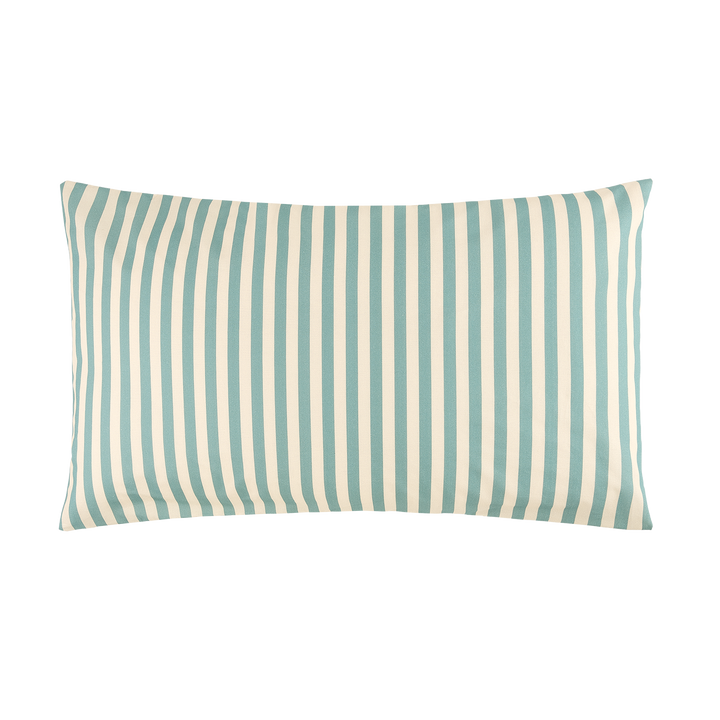 Nobodinoz Leonard Double Duvet Set in Turquoise Stripes