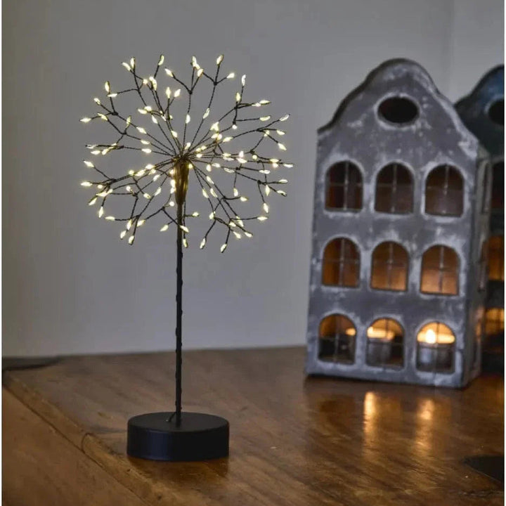 Mini Table Dandelion Light in Black