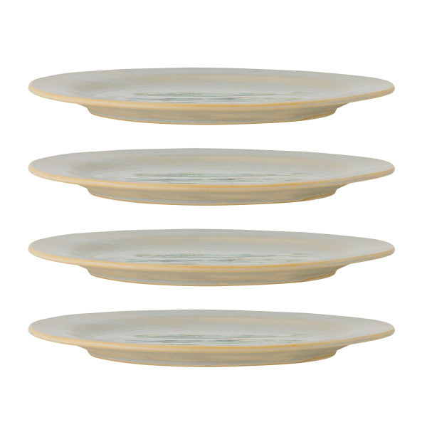 Set of 4 Stoneware Hadden Plate Fish