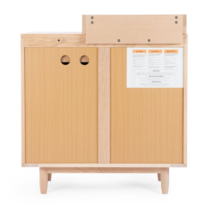 Pure Oakwood Kommode / Puslebord fra Nobodinoz