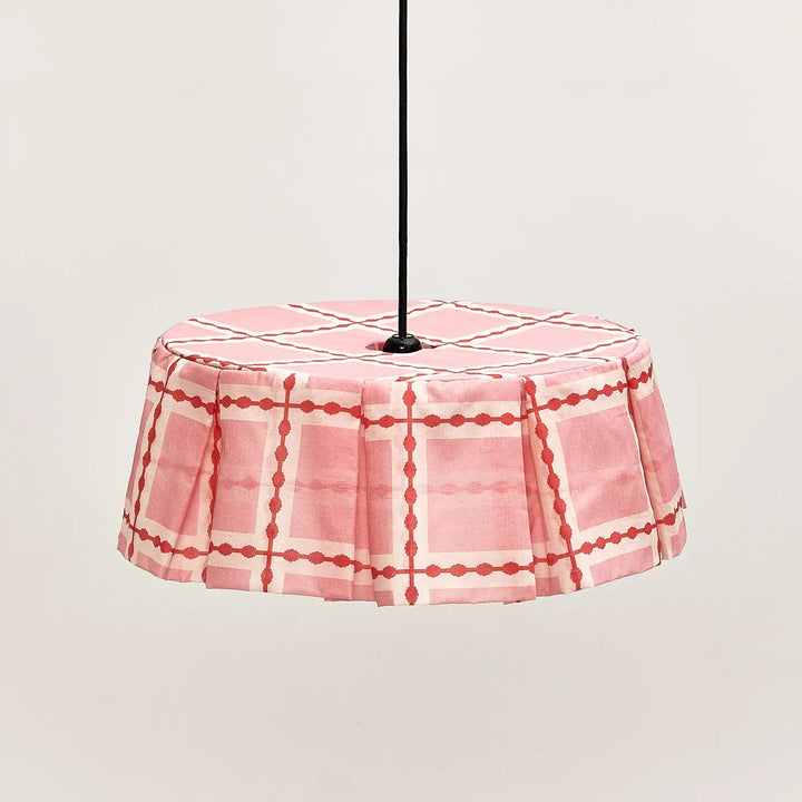 Nododinoz Margot Pendant Lampshade Red Pink Mosaic 40cm