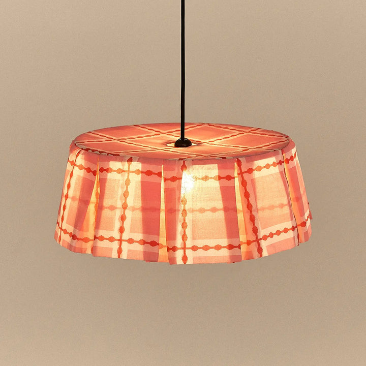 Nododinoz Margot Pendant Lampshade Red Pink Mosaic 40cm