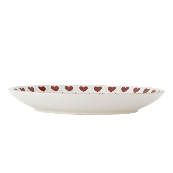 Jolly Heart Stoneware Plate Medium