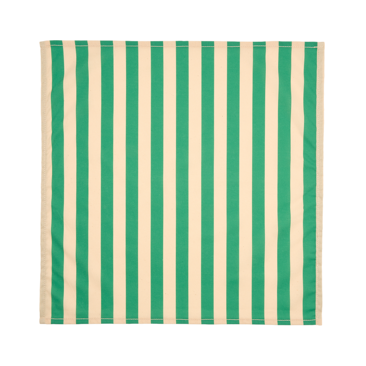 Nododinoz Set of 2 Table Napkins in Green Stripes