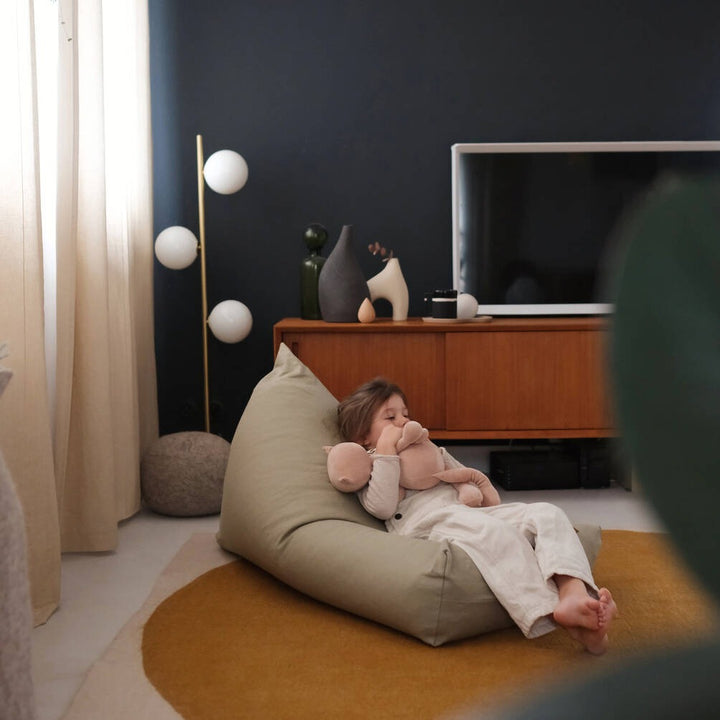 Oasis sækkestol i Laurel Green fra Nobodinoz