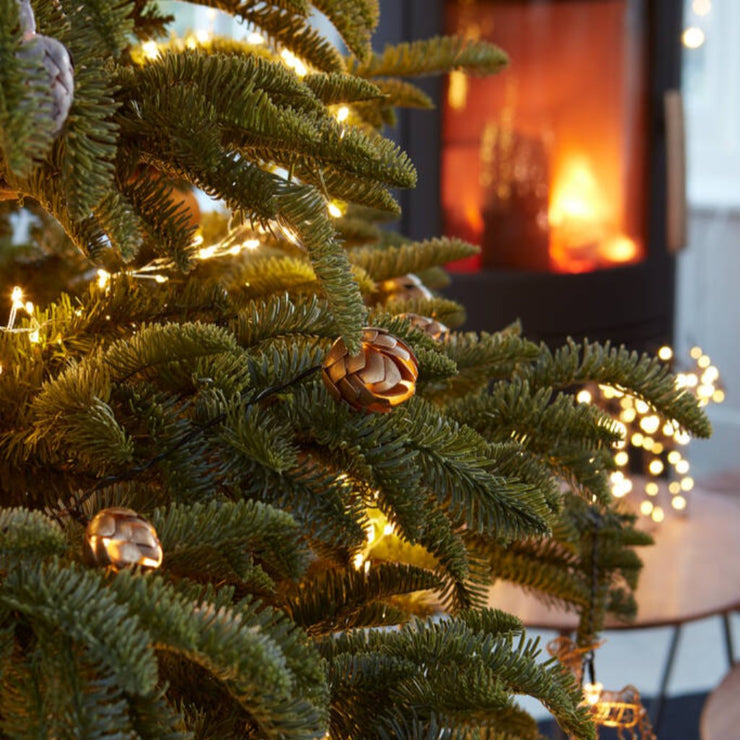 Gold Pinecone LED Light Chain