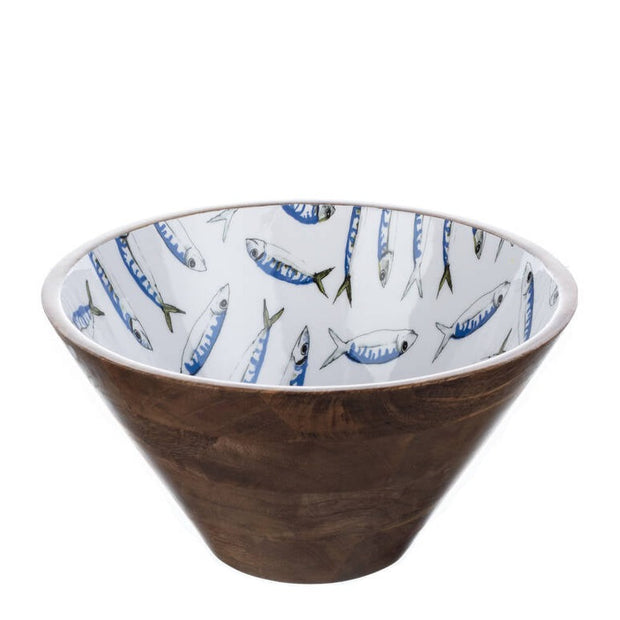 Mackerel Wood Bowl