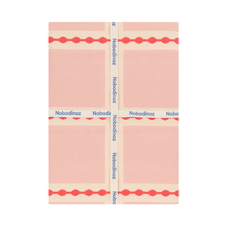 Nododinoz Tablecloth in Red Pink Mosaic