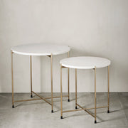 Set Of Two Marmilla Nesting Side Tables