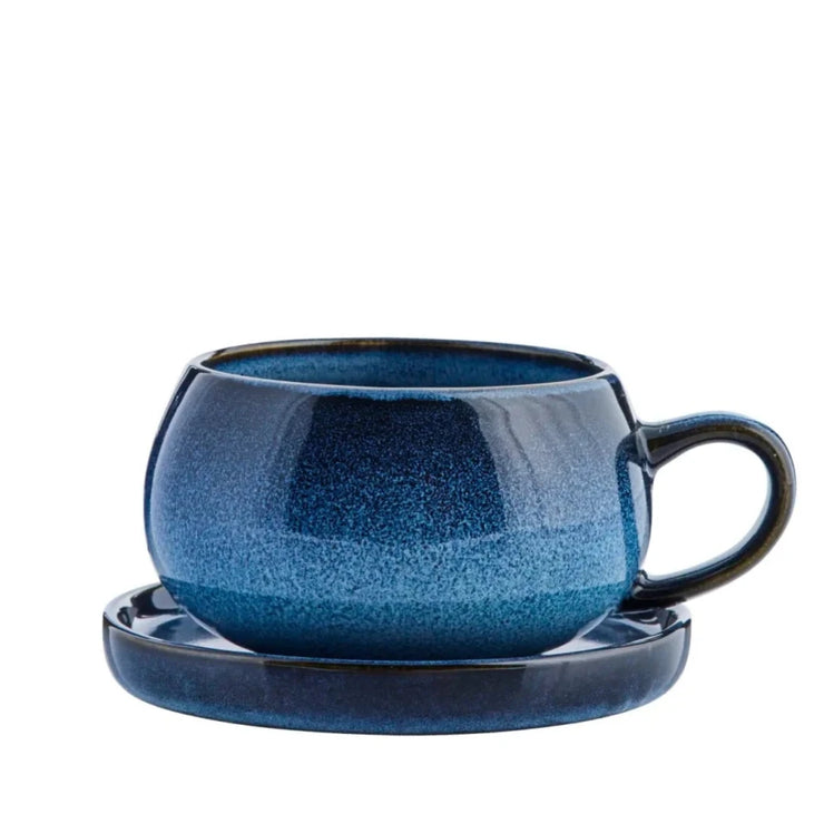 Blue Amara cup and saucer