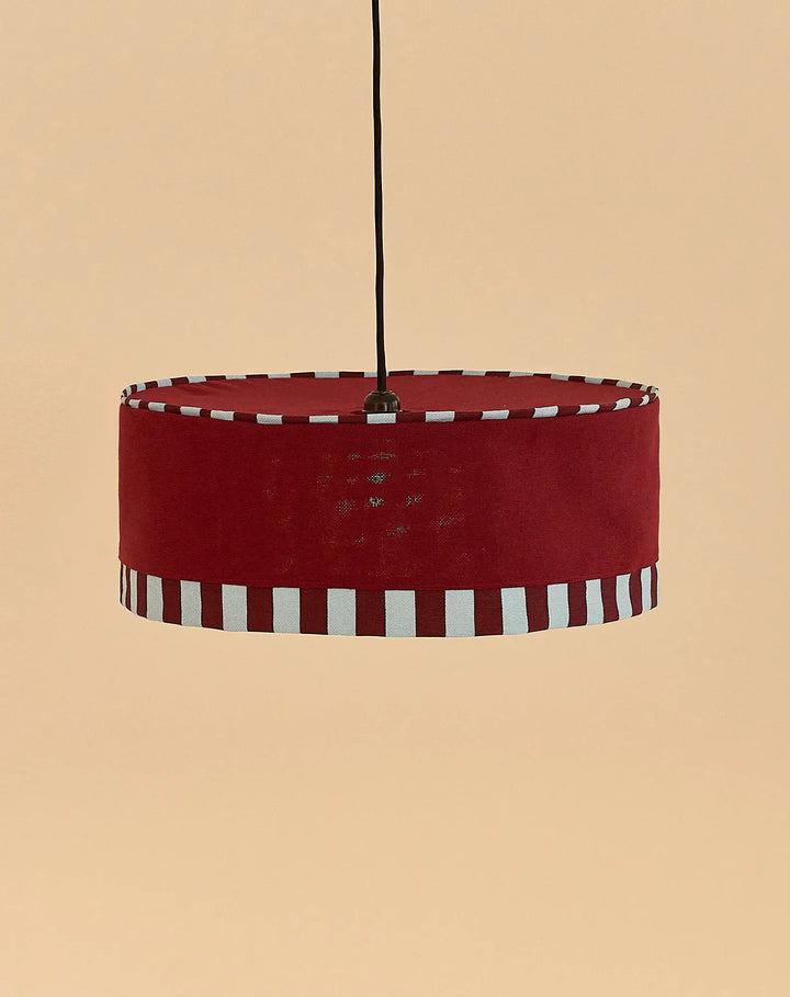 Nododinoz Paul Lampshade in Burnt Red 50cm