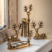 Stag Antique Gold Decoration