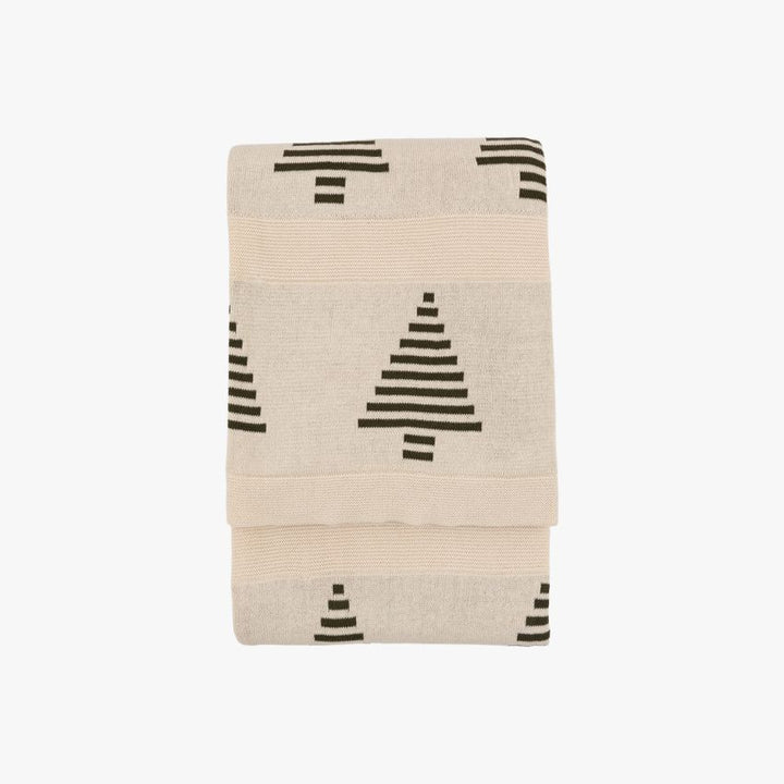 Woodland Tree Knit Throw