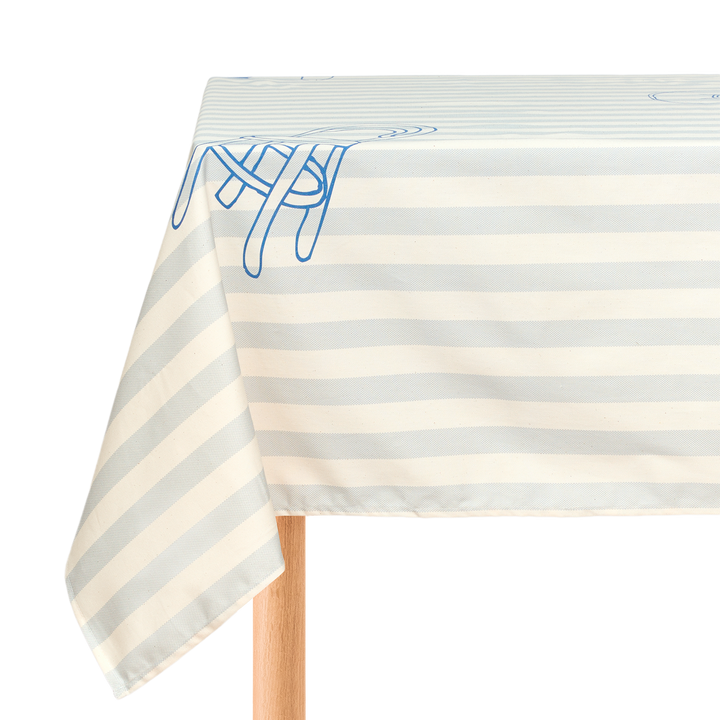 Nododinoz Sarga Tablecloth in Blue Lunch