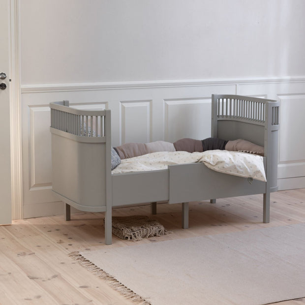 Baby & Junior Cot Bed in Stone Grey by Sebra