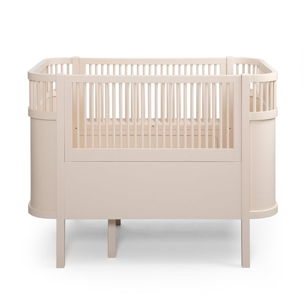 Lit bébé et junior beige écorce de bouleau par Sebra