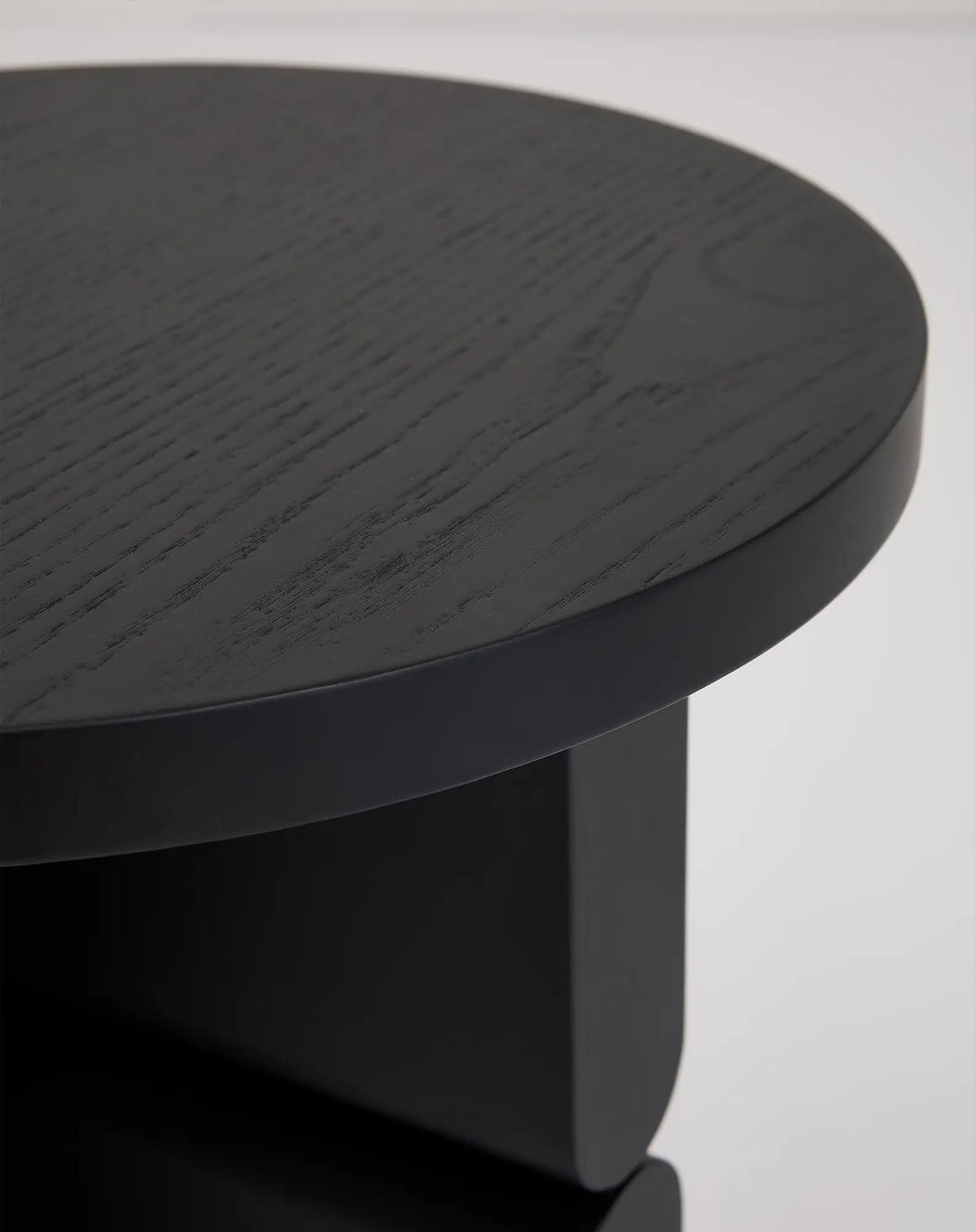 Nobodinoz Coloured Wood Stool Side Table in Black - PRE ORDER