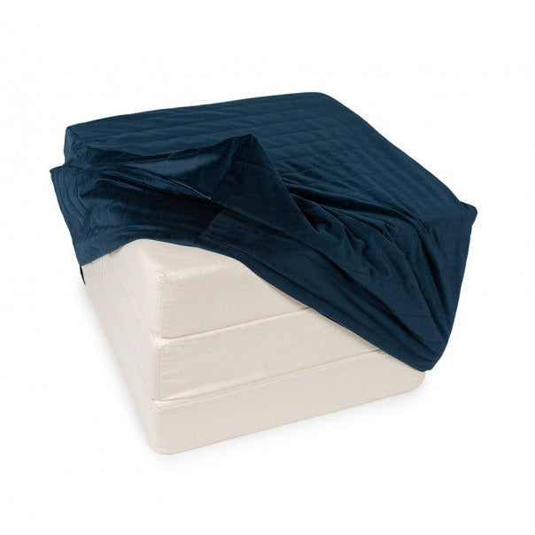 Sleepover Velvet Madras i Night Blue fra Nobodinoz
