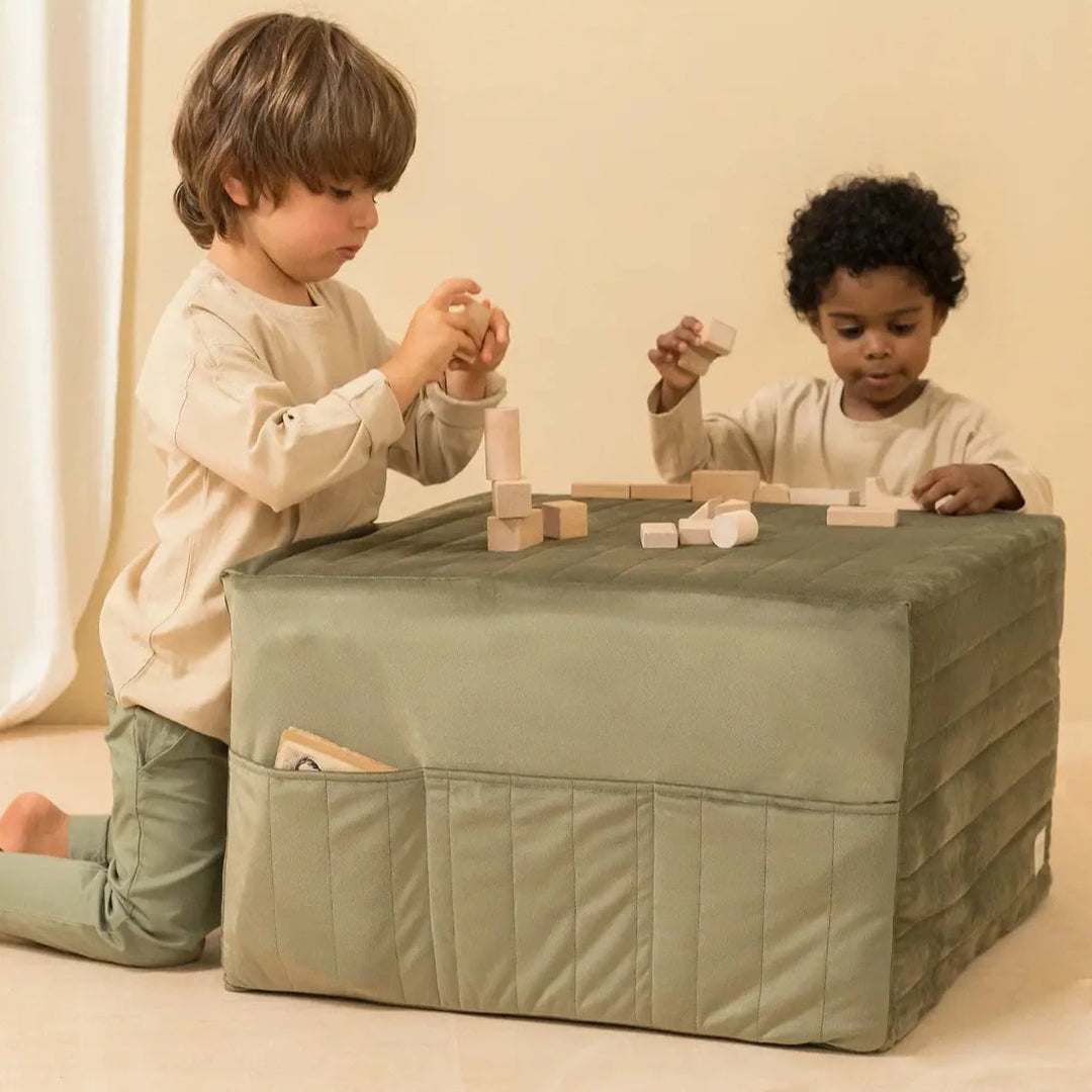 Sovemadras i oliven fra Nobodinoz